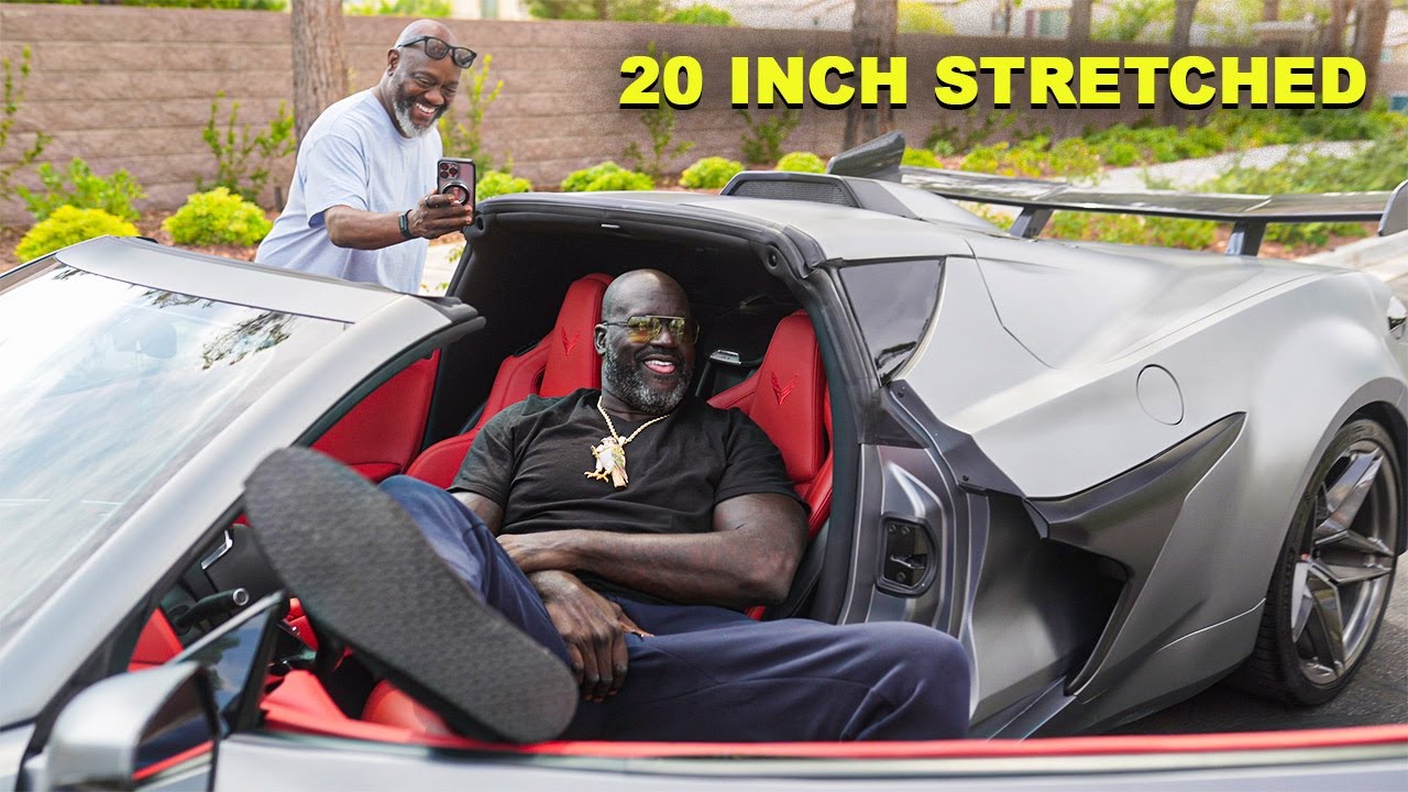 We Delivered The BIGGEST CORVETTE EVER! To Shaquille O