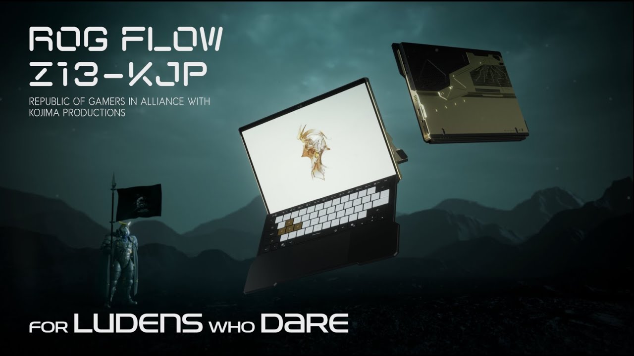 ROG Flow Z13-KJP | For Ludens Who Dare | ROG x KOJIMA PRODUCTIONS