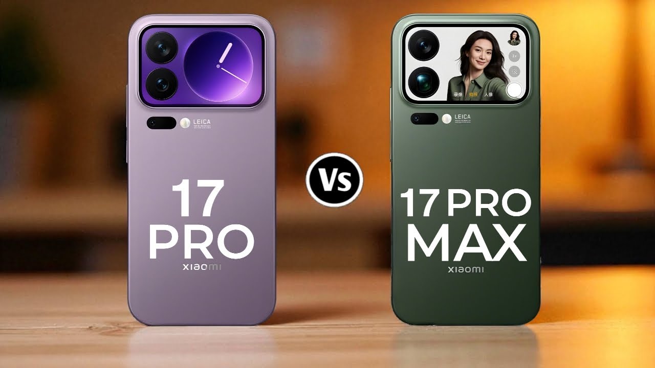 Xiaomi 17 Pro Vs Xiaomi 17 Pro Max