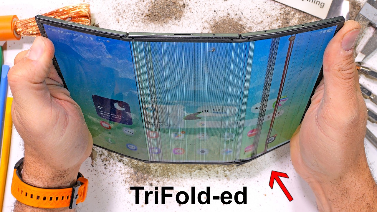 Samsung TriFold Durability Test: We found the limit.