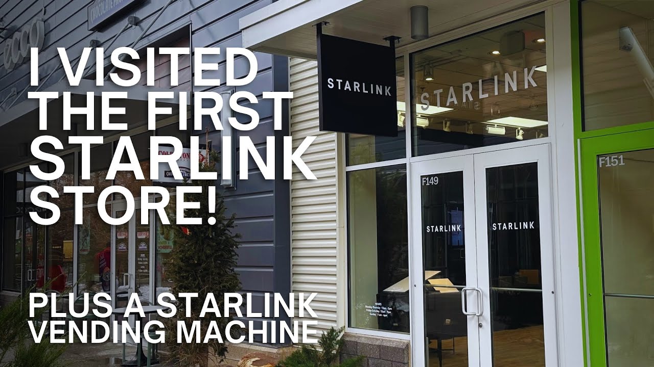 I Visited the First Starlink Store and Vending Machine!