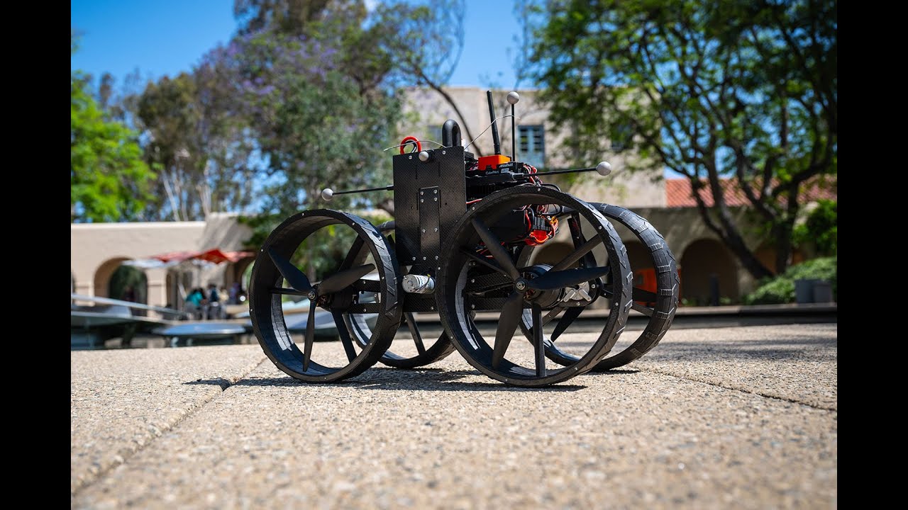 ATMO Robot Transforms in Midair for Ground Mobility