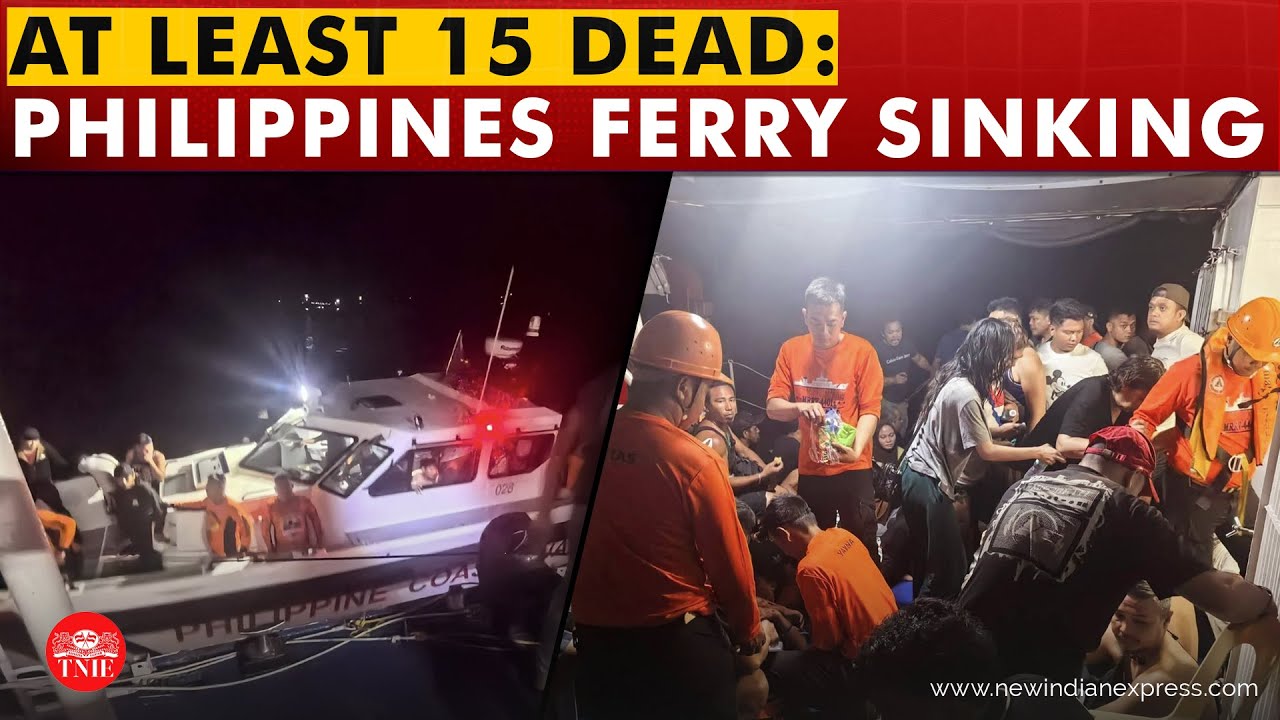 Ferry with over 350 passengers sinks in southern Philippines