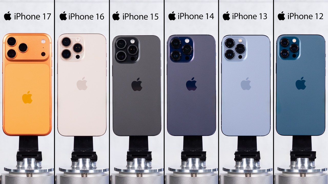 iPhone 17 vs 16 vs 15 vs 14 vs 13 vs 12 Speed Test!