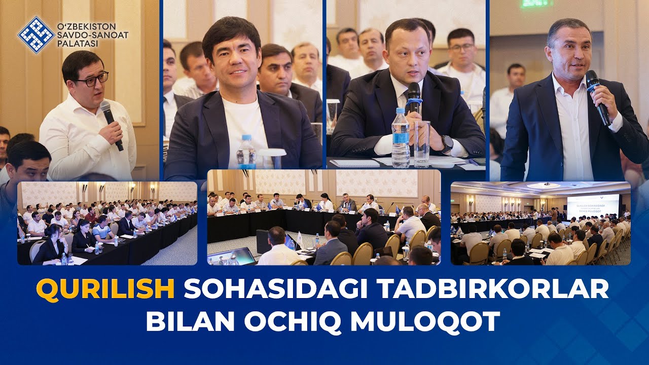 Qurilish sohasidagi tadbirkorlar bilan ochiq muloqot