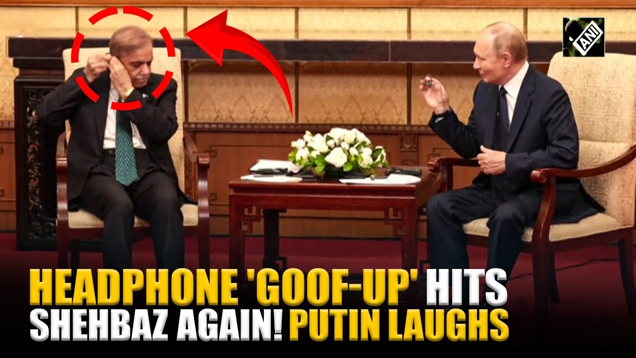 Watch: Pakistani PM Shehbaz Sharif’s Headphone fumble at SCO leaves Putin laughing, again!