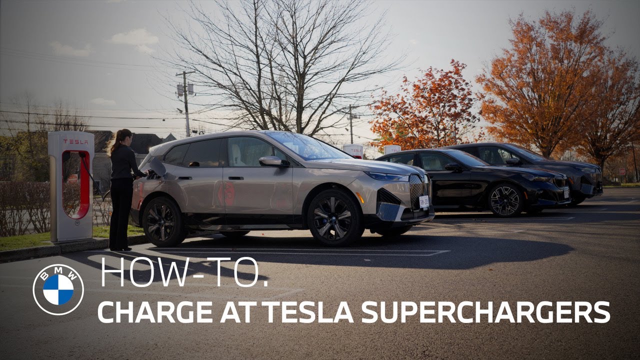 How To Charge At Tesla Superchargers | BMW How-To