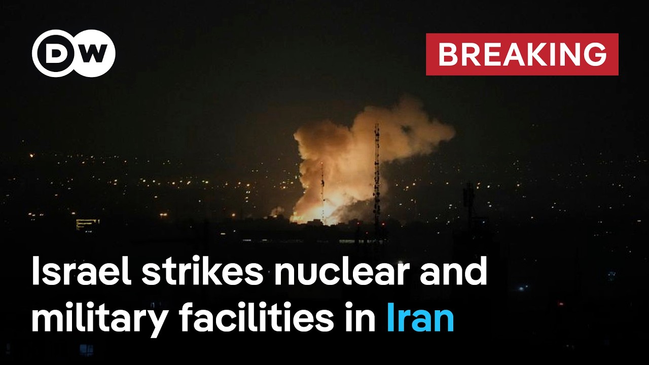 Israel strikes Iranian military and nuclear facilities, declares a state of emergency | DW News