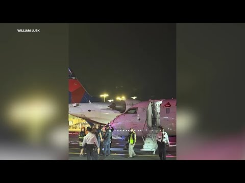 2 Delta regional jets involved in collision at low speeds while taxiing at LaGuardia Airport