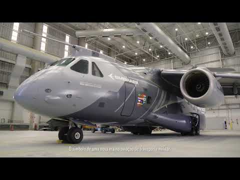 Embraer presents KC-390 Millennium demonstrator aircraft with new visual identity