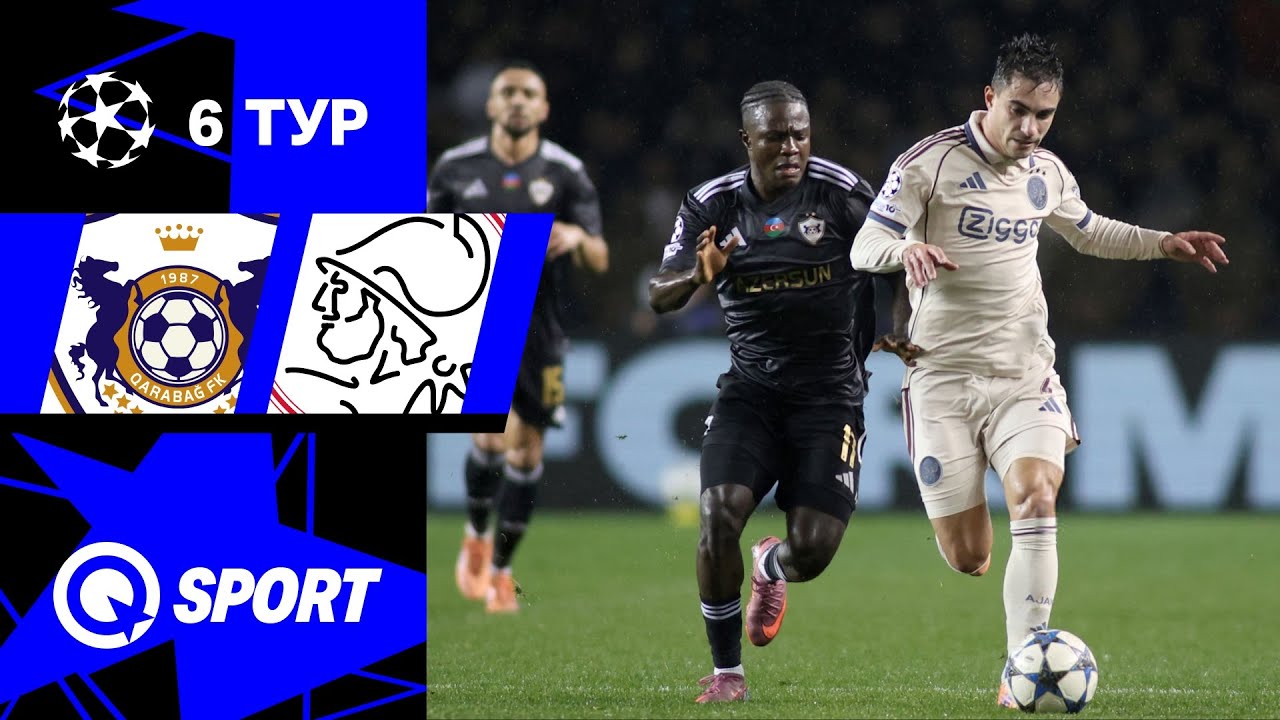 Карабах — Аякс. Обзор матча Лиги чемпионов. 10.12.2025