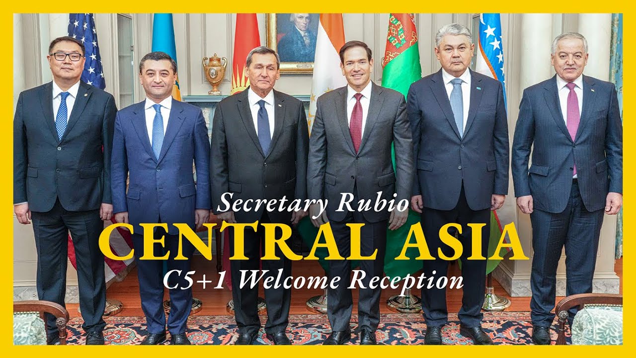 Secretary Rubio delivers remarks at the C5+1 welcome reception