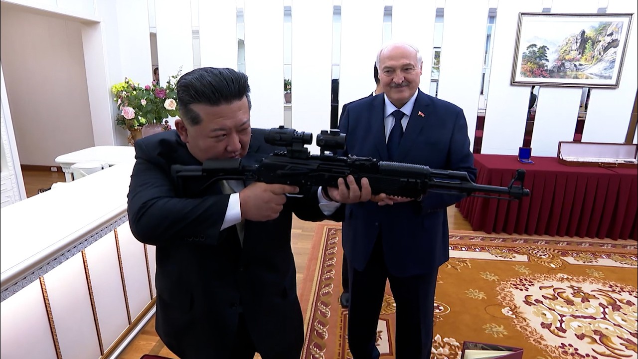 Лукашенко привёз Ким Чен Ыну "Зубровку" и АВТОМАТ! // Вот чем ответил лидер КНДР!