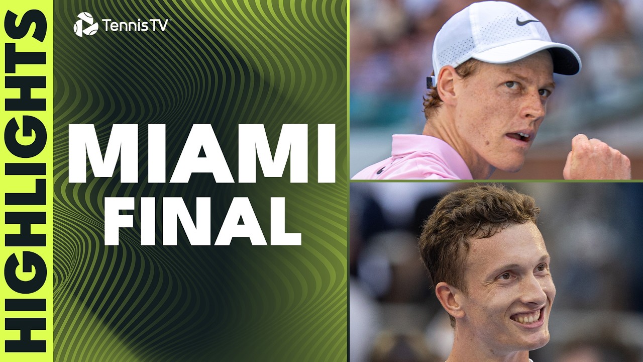 Jannik Sinner vs Jiri Lehecka For The Title 🏆 | Miami 2026 Final Highlights