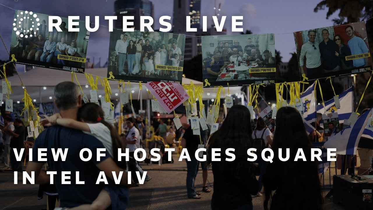 LIVE: View of Hostages Square in Tel Aviv | REUTERS
