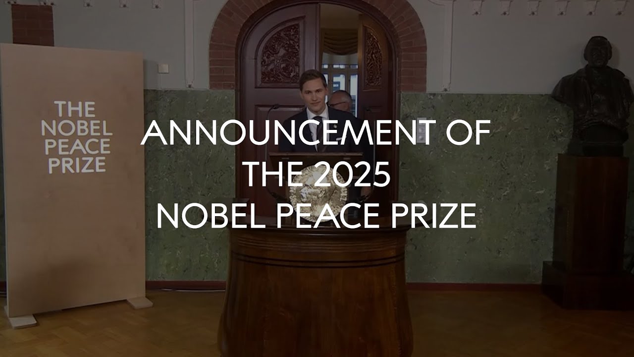 Announcement of the 2025 Nobel Peace Prize
