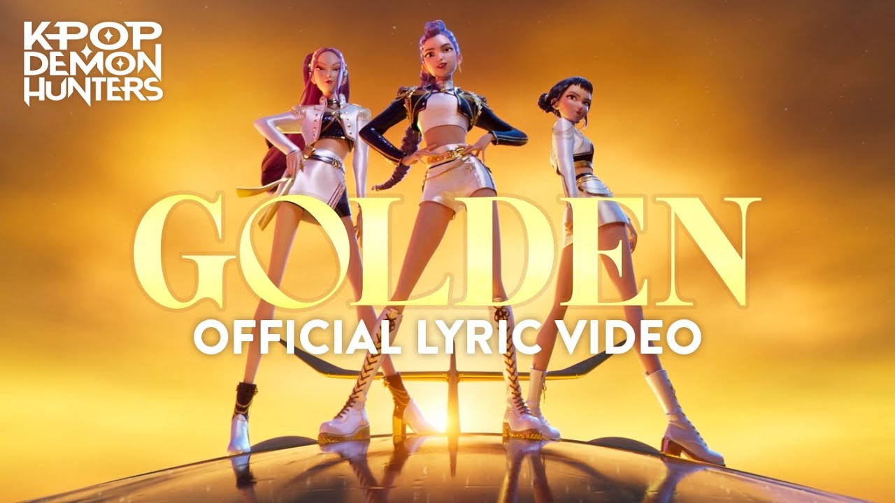«Golden» Official Lyric Video | KPop Demon Hunters | Sony Animation