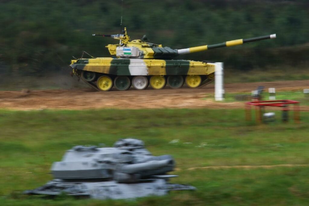 Танкисты Узбекистана заняли третье место в Танковом биатлоне