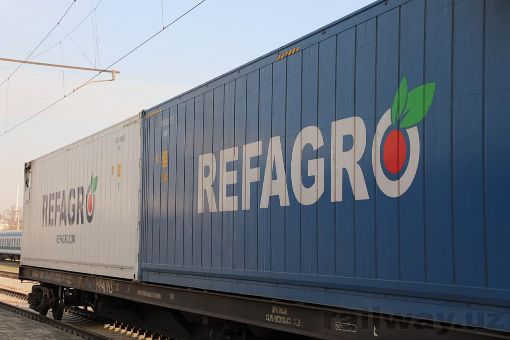 Первый поезд «Агроэкспресс» прибыл из России в Узбекистан