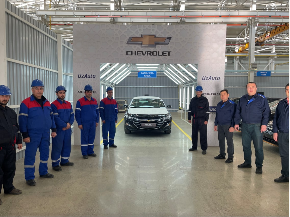 UzAuto Motors наладила сборку пяти моделей Chevrolet в Азербайджане