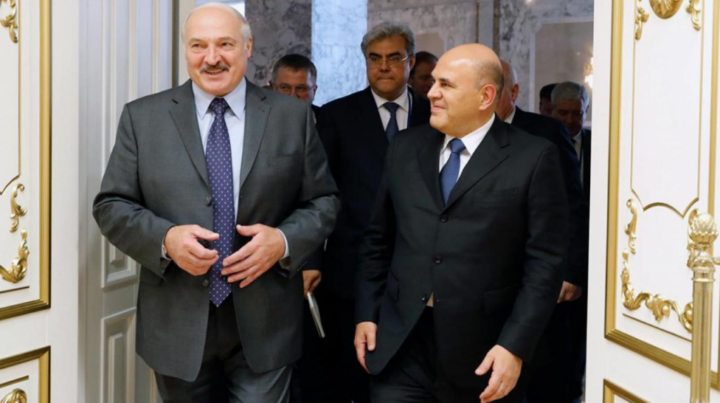 Мишустин прибыл на встречу с Лукашенко