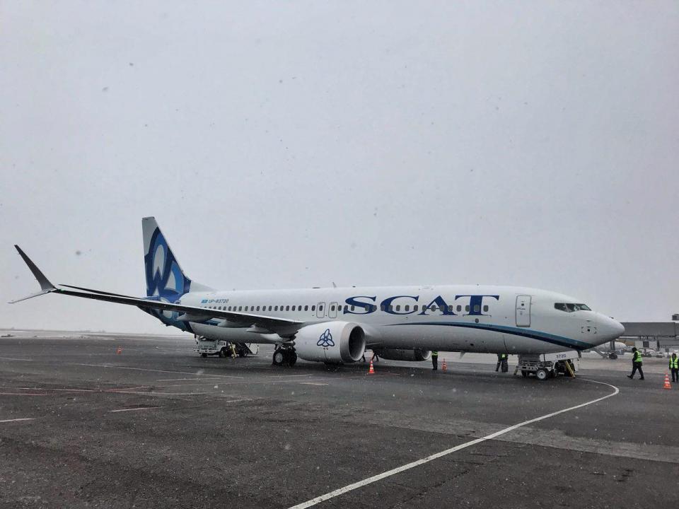 Казахстанская авиакомпания SCAT начнет летать из Актау в Ургенч
