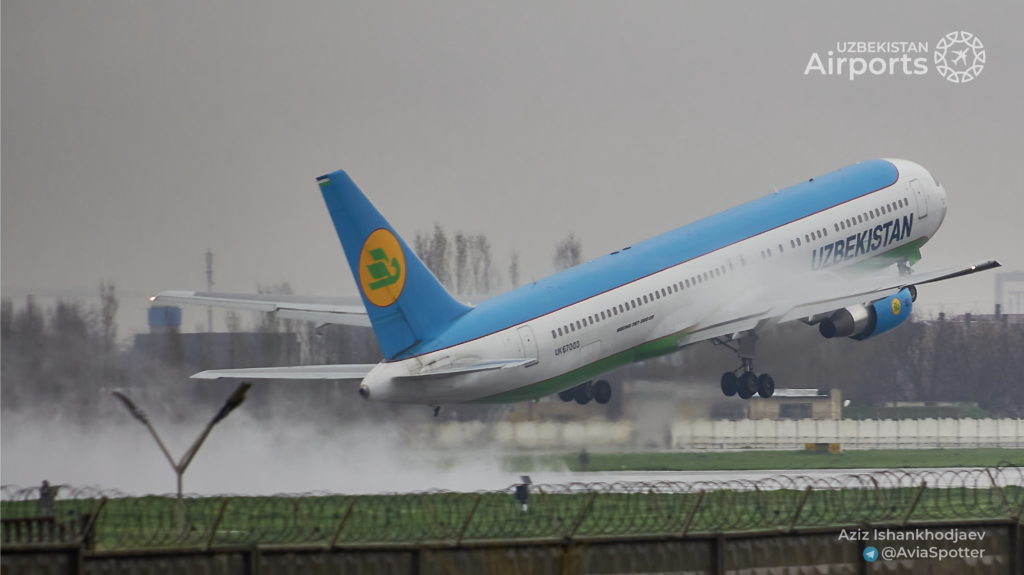 Экспорт пассажирских авиаперевозок Узбекистана вырос в 2,6 раза