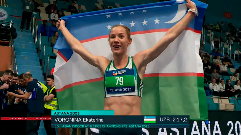 Екатерина Воронина завоевала первую золотую медаль сборной Узбекистана на ЧА-2023