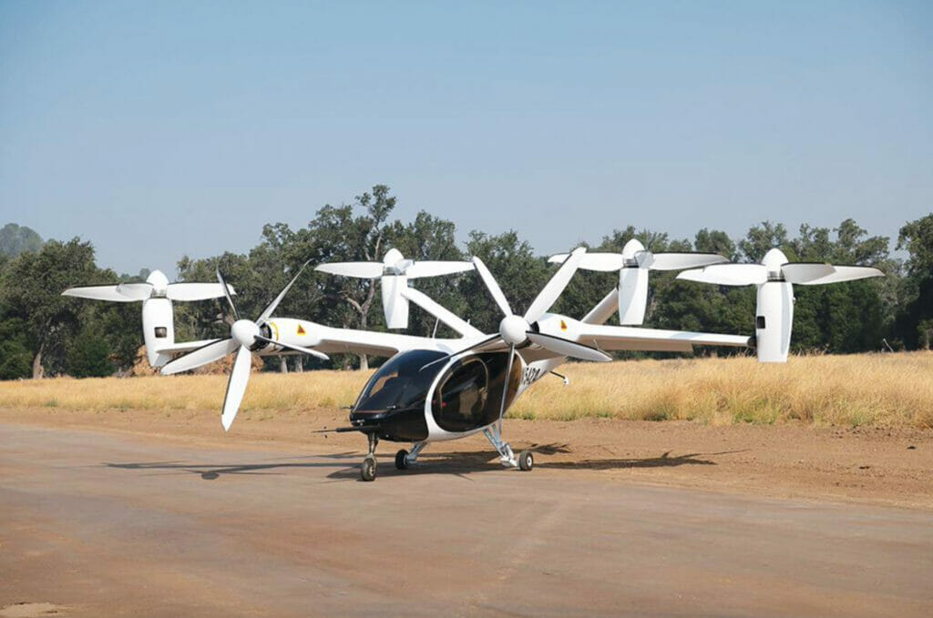 Дубай планирует запустить летающее такси