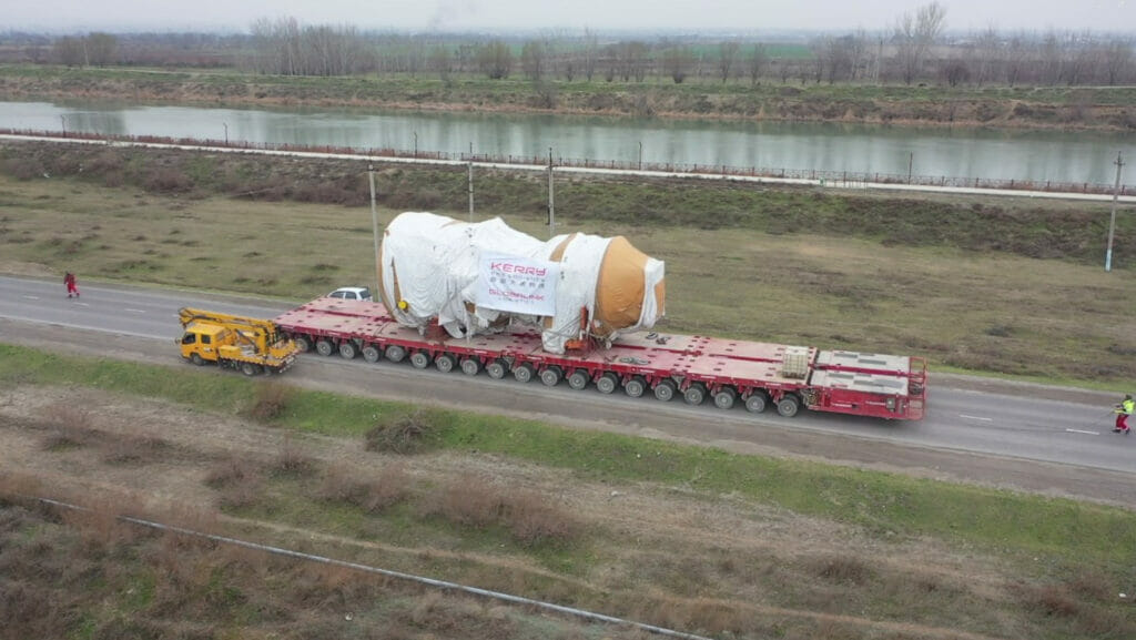 Из Японии доставили вторую газовую турбину для Сырдарьинской ТЭС