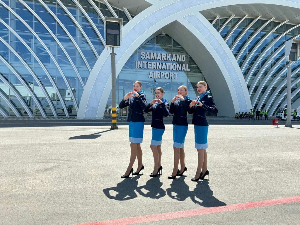 Российская авиакомпания «Победа» совершила первый полет в Самарканд