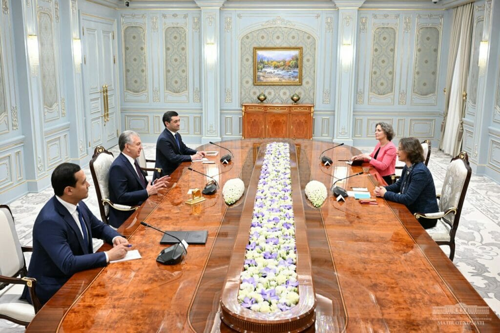 Мирзиёев встретился с советником президента Франции