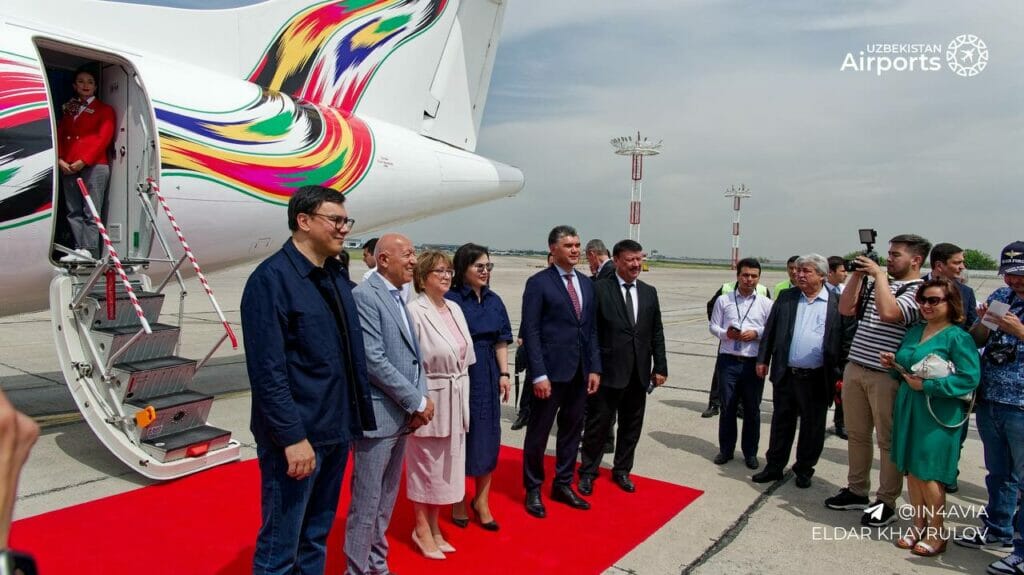 Узбекистанская Silk Avia совершила первый полет