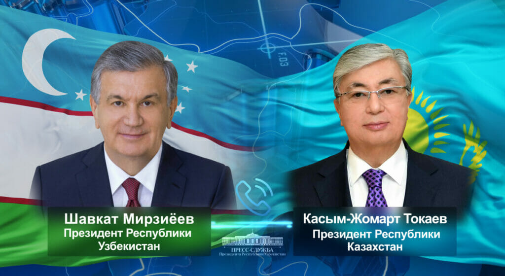 Мирзиёев поздравил Токаева с юбилеем