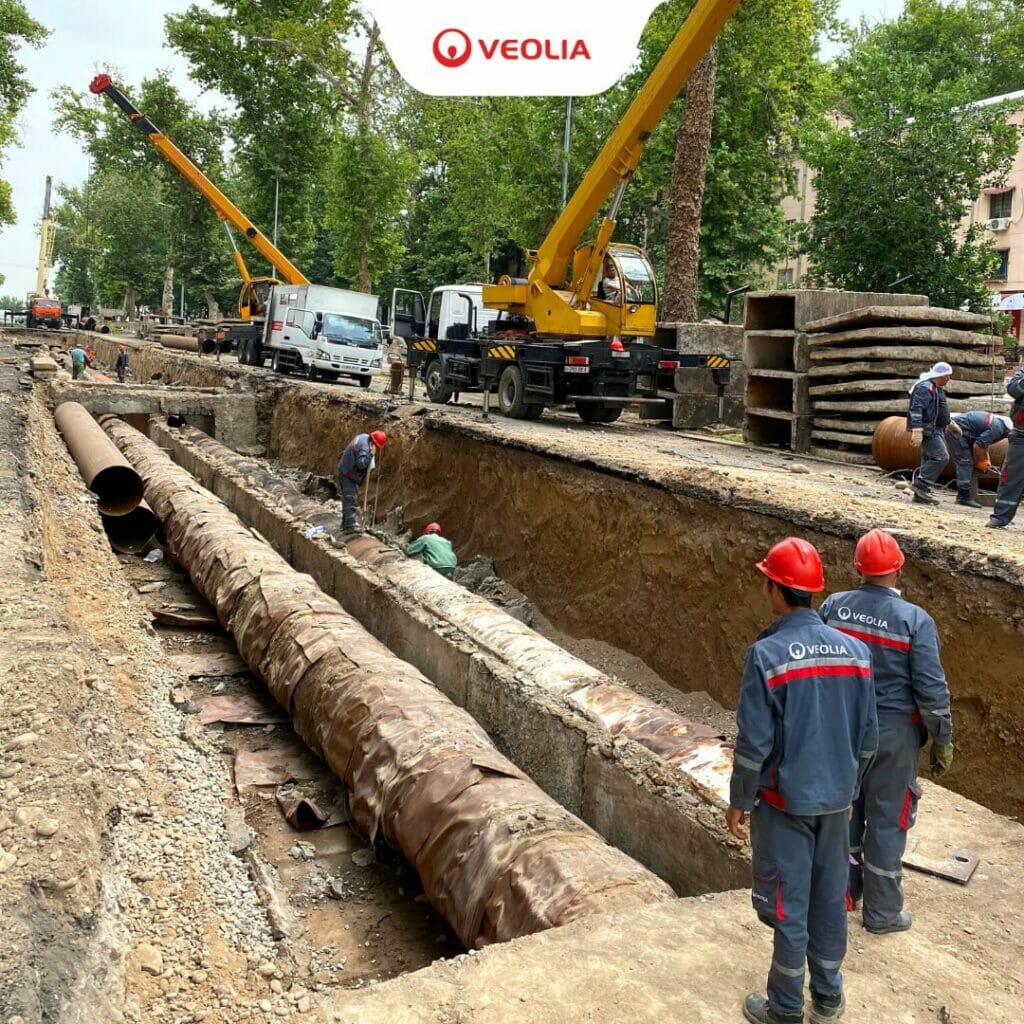Veolia Energy Tashkent отремонтирует 424 км трубопроводов