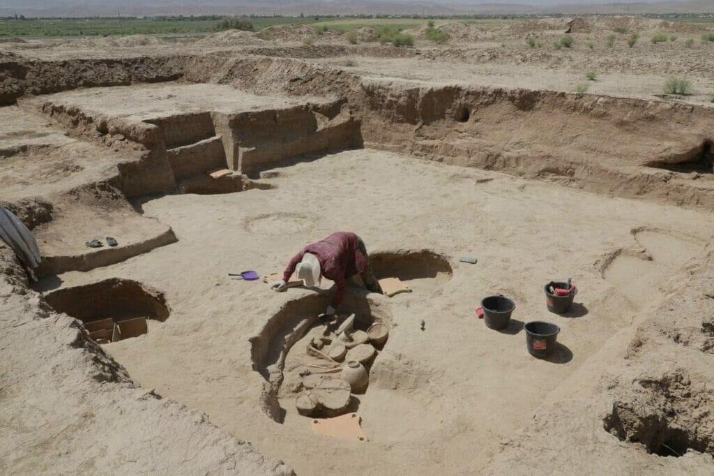 Surxondaryoda qadimgi qazilma topildi