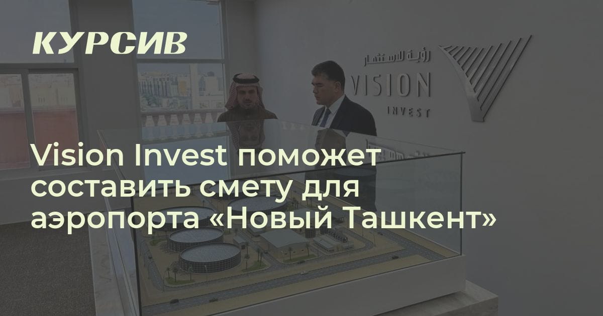 Vision Invest Inigo Vision Invest поможет составить смету для аэропорта «Новый Ташкент ...