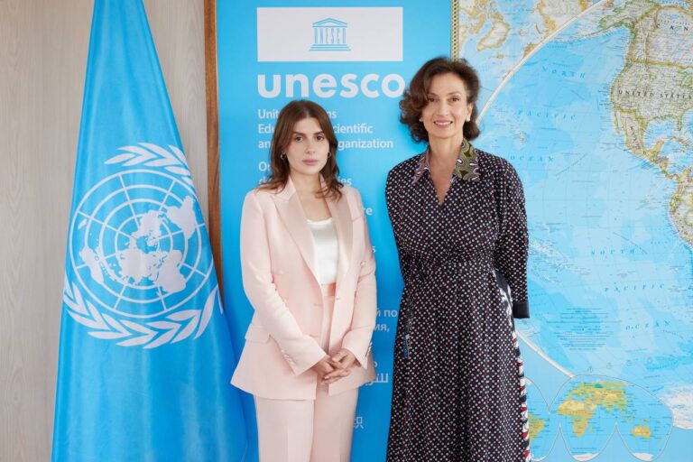 Гаянэ Умерова обсудила с гендиректором ЮНЕСКО подготовку к конференции в Самарканде