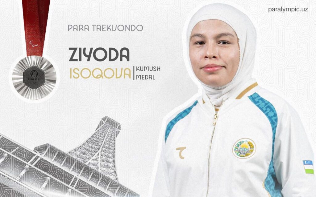 Ziyodaxon Isoqova O‘zbekiston hisobiga ikkinchi medalni yozdirib qo‘ydi