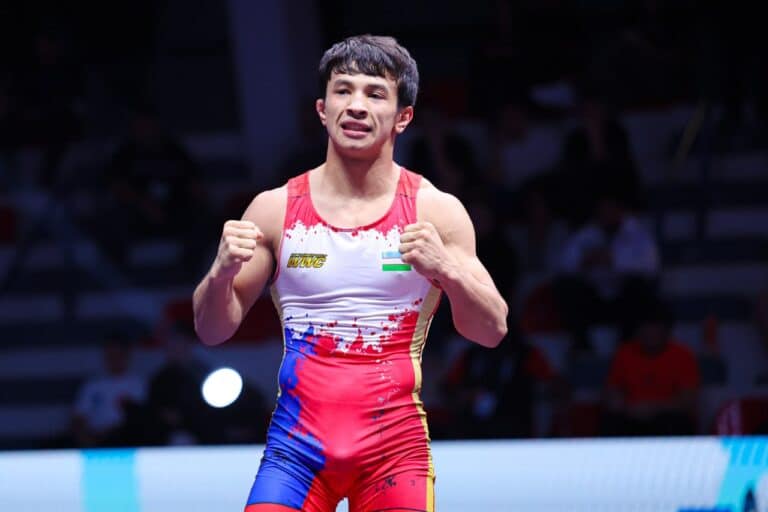 Uzbekistan Wrestling Team Wins Gold at World Cup