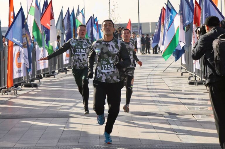 В Ташкенте прошел военно-патриотический забег Men G’olib Run