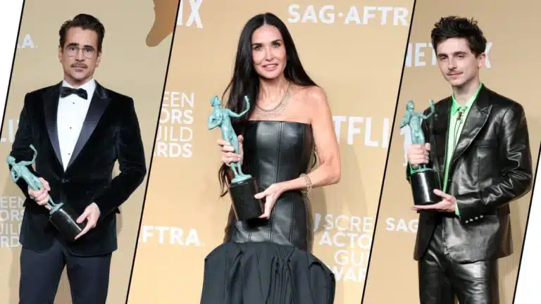 Деми Мур, Тимоти Шаламе забрали награды SAG Awards