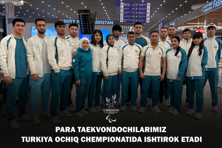 14 nafar para taekvondochimiz Turkiya ochiq chempionatida ishtirok etadi