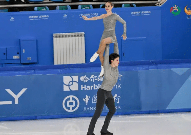 Uzbek Figure Skaters Win Gold at the Asian Winter Games - Video