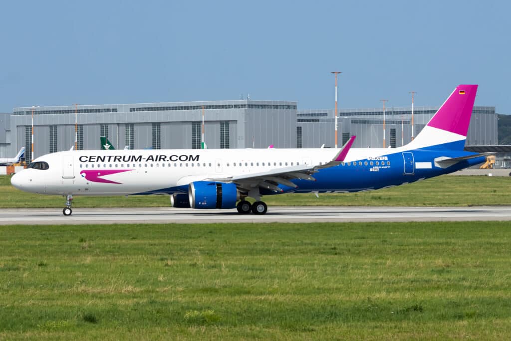 Airbus A321neo, Centrum Air