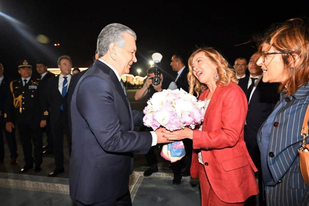 Джорджа Мелони в Узбекистане