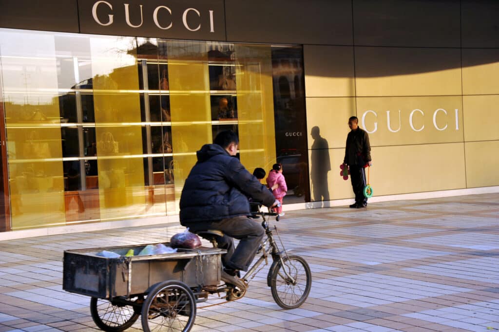 Бутик Gucci в Пекине