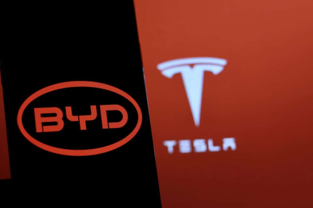 BYD, Tesla