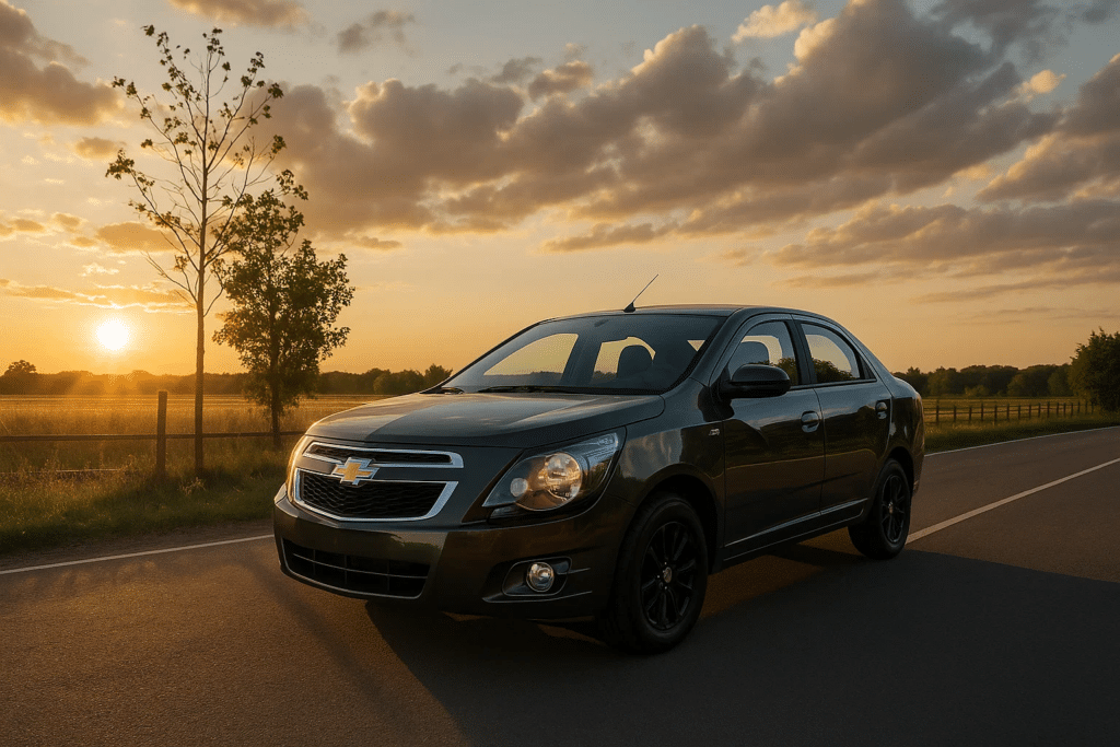 UzAuto Motors Chevrolet CobaltMidnight avtomobillarini yetkazib berishni boshladi / Rasm Sora SI yordamida yaratilgan