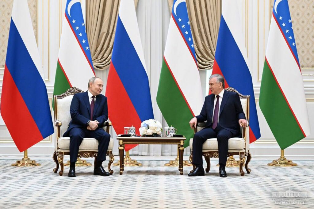 Переговоры Путина и Мирзиёева 27 мая 2024 года